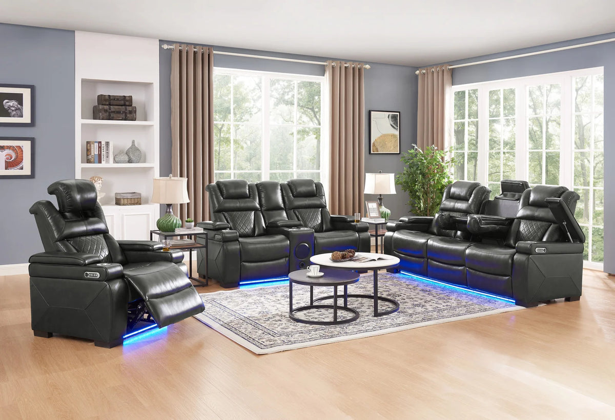 10099 – recliner set with (with speakers)