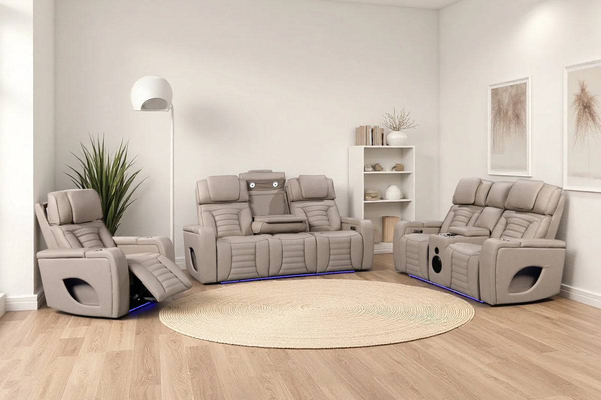 10436 – POWER RECLINER SET : BEIGE