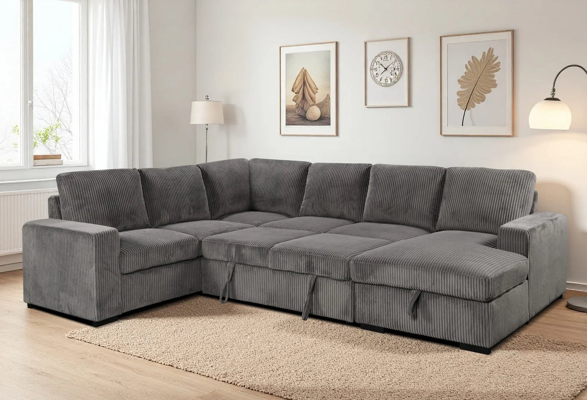 7048 – SOFA BED – GREY