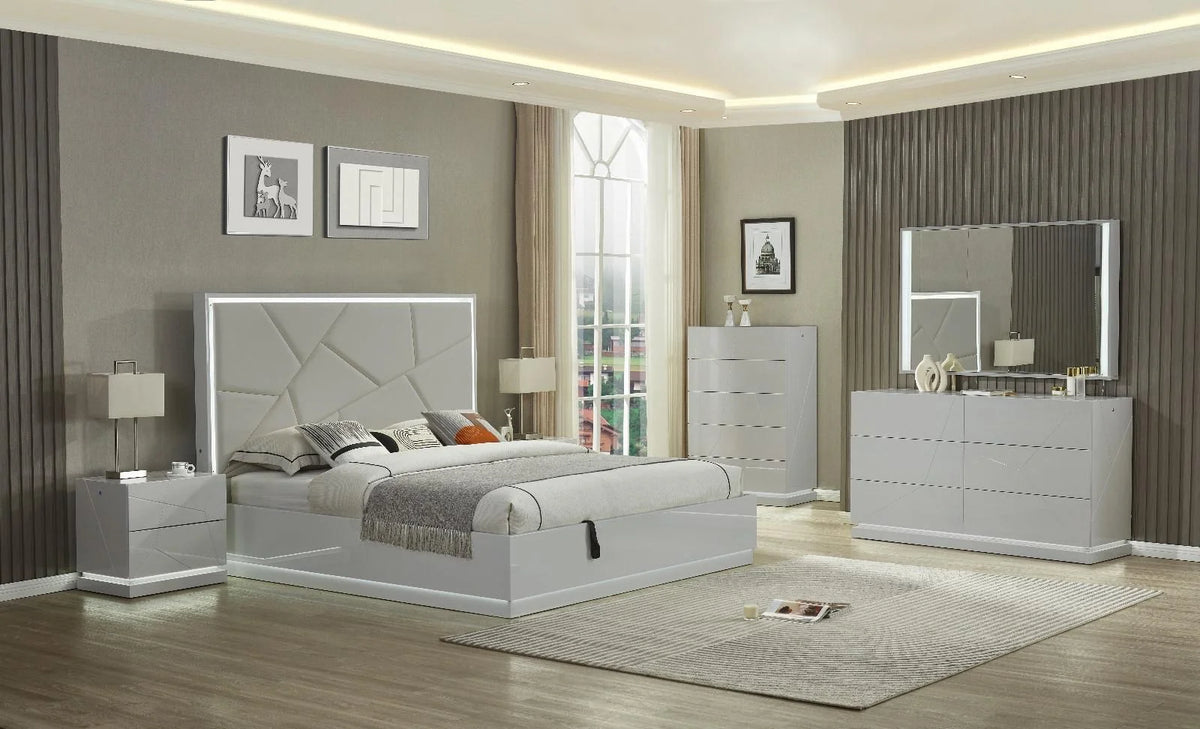 9721 – BEDROOM SET – GREY