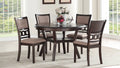Gia 5 PC Round Dining Set (Cherry)